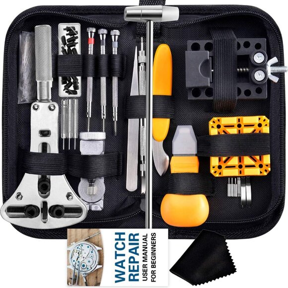 Watch Repair Kit, Watch Tool Kit with Watch Link Pin Remover Tools - Picture 1 of 7